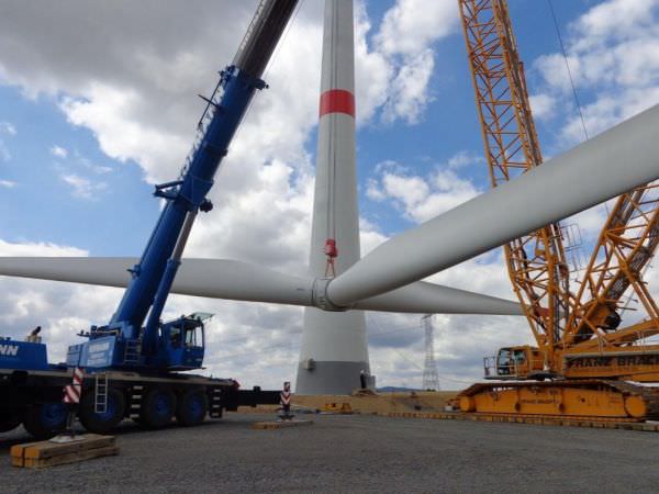 Deutschland Windpark Korpersdorf 5 Anlagen