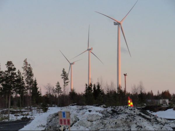 Finnland (Raahe) Windpark Mäkikangas 11 Anlagen