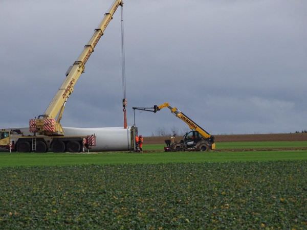 Frankreich (Chatres) Windpark SRNT 12 Anlagen